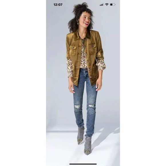 Cabi 4328 Skinny Jeans Women 2 NWT $142 Stretch‎ Cotton Pockets Distresed Blue - Picture 10 of 16